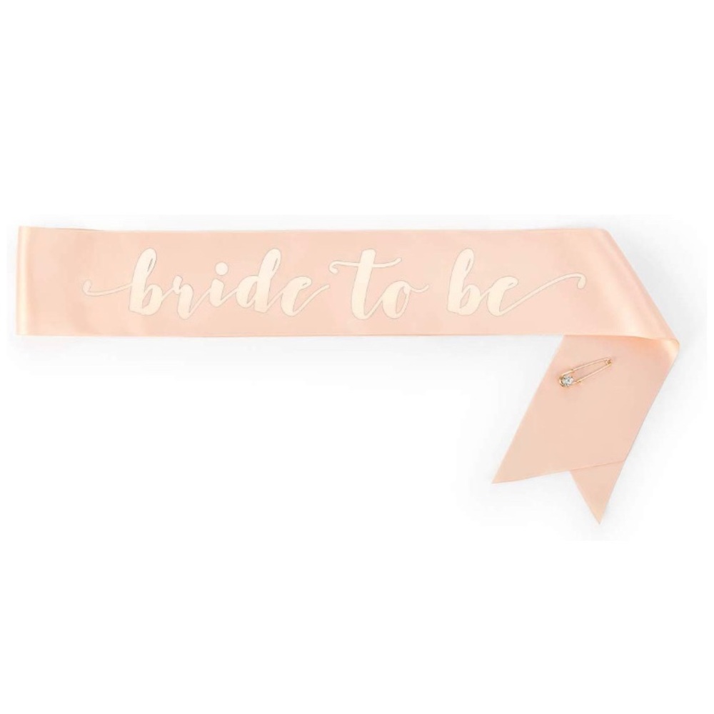 🆕 Rose Gold Bachelorette Party Sash